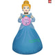 3.5' Gemmy Airblown Inflatable Disney's Christmas Cinderella w/ Ornament