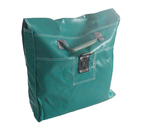 Dark Green Commercial Vinyl Sandbags for Inflatables, 2 Pack
