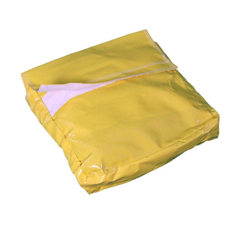Yellow Commercial Vinyl Sandbags for Inflatables, 2 Pack