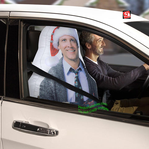 3' Gemmy Airblown Inflatable Car Buddy NLCV Clark Griswold w/ Presents