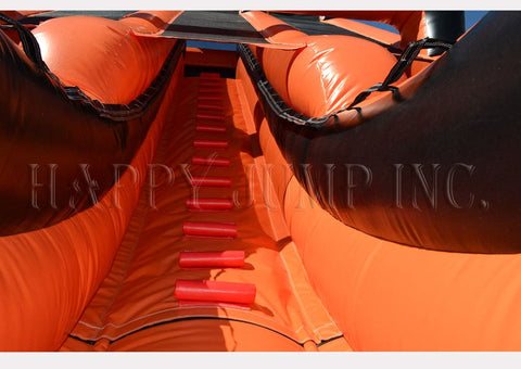 24 Foot Halloween Double Lane Inflatable Slide