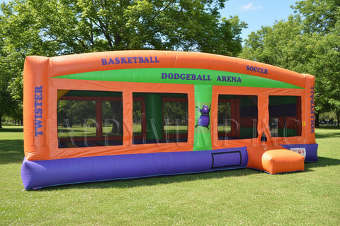 Dodge Ball Arena | Commercial Inflatable Interactive Game - CM7130
