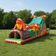 Tropical Orange commercial inflatable obstacle course - CM7175