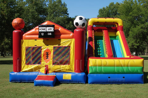 16 Foot Sports Slide Jump Combo