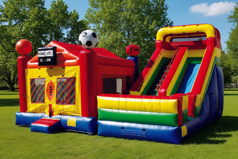 16 Foot Sports Slide Jump Combo