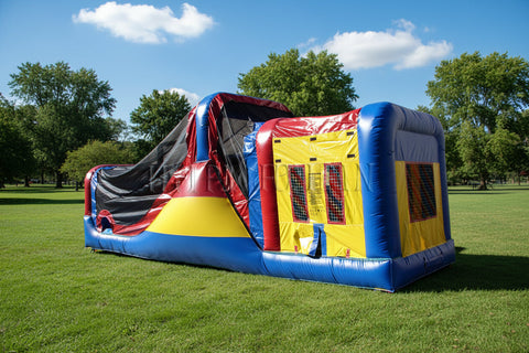 12 Foot Happy Slide and Jump Combo
