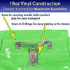 Image of Light Green Commercial Vinyl Sandbag for Inflatables, 4 Pack