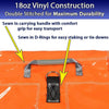 Image of Orange Commercial Vinyl Sandbag for Inflatables, 10 Pack