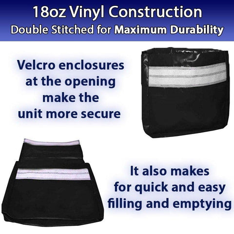 Purple Commercial Vinyl Sandbag for Inflatables, 10 Pack
