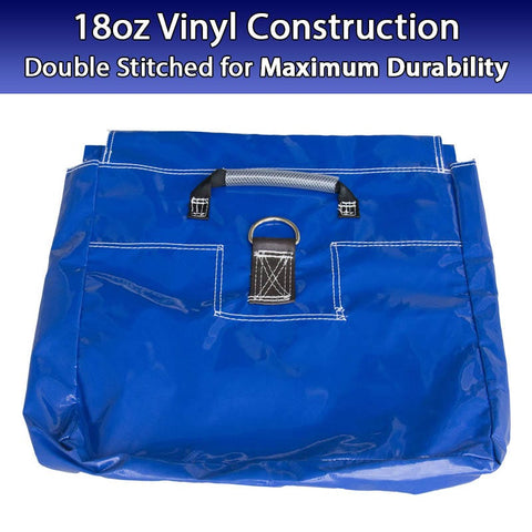 Blue Commercial Vinyl Sandbags for Inflatables, 2 Pack