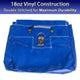 Blue Commercial Vinyl Sandbags for Inflatables, 2 Pack