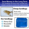 Image of Orange Commercial Vinyl Sandbag for Inflatables, 10 Pack