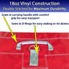 Image of Red Commercial Vinyl Sand bag for Inflatables, 2 Pack