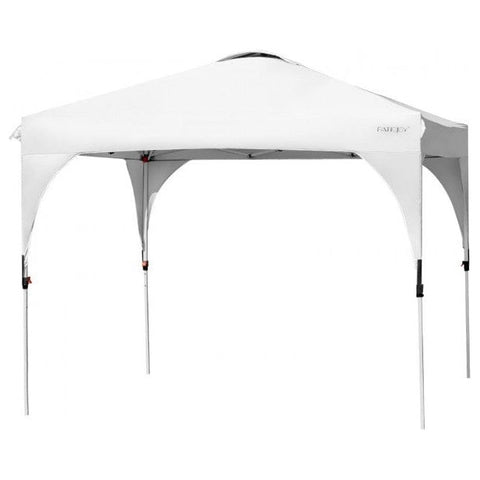 Costway Canopies & Gazebos 10 Feet x 10 Feet Outdoor Pop-up Camping Canopy Tent with Roller Bag by Costway 10 Feet x 10 Feet Outdoor Pop-up Camping Canopy Tent with Roller Bag