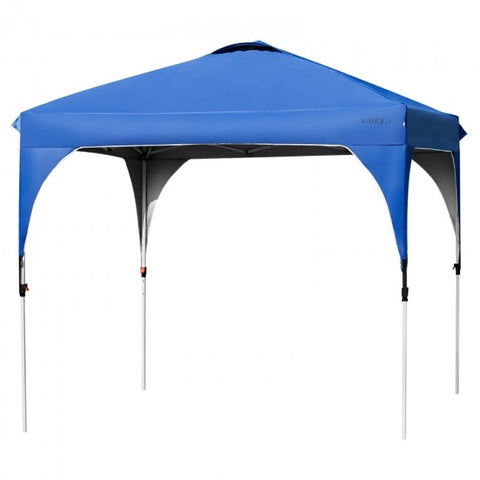 Costway Canopies & Gazebos 10 Feet x 10 Feet Outdoor Pop-up Camping Canopy Tent with Roller Bag by Costway 10 Feet x 10 Feet Outdoor Pop-up Camping Canopy Tent with Roller Bag