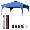 Image of Costway Canopies & Gazebos 10 Feet x 10 Feet Outdoor Pop-up Camping Canopy Tent with Roller Bag by Costway 10 Feet x 10 Feet Outdoor Pop-up Camping Canopy Tent with Roller Bag