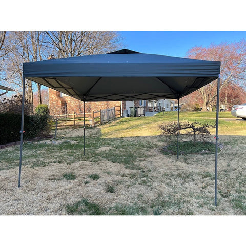 Costway Canopies & Gazebos 10 x 10 Feet Foldable Outdoor Instant Pop-up Canopy with Carry Bag by Costway 10 x 10 Feet Foldable Outdoor Instant Pop-up Canopy with Carry Bag 