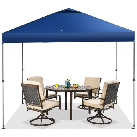 Costway Canopies & Gazebos 10 x 10 Feet Foldable Outdoor Instant Pop-up Canopy with Carry Bag by Costway 10 x 10 Feet Foldable Outdoor Instant Pop-up Canopy with Carry Bag 