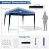 Image of Costway Canopies & Gazebos 10 x 10 Feet Outdoor Pop-up Patio Canopy for Beach and Camp by Costway