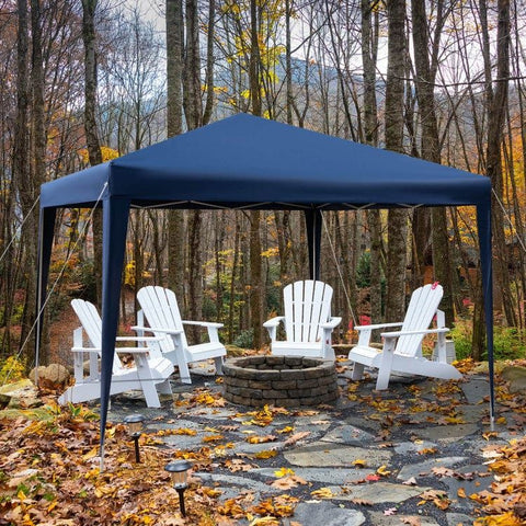 Costway Canopies & Gazebos 10 x 10 Feet Outdoor Pop-up Patio Canopy for Beach and Camp by Costway