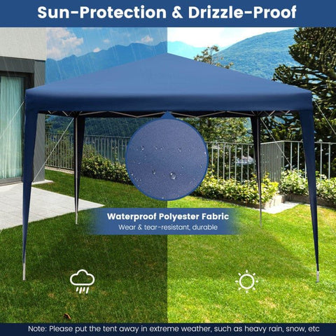 Costway Canopies & Gazebos 10 x 10 Feet Outdoor Pop-up Patio Canopy for Beach and Camp by Costway