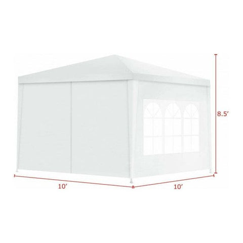 Costway Canopies & Gazebos 10 x 10 Feet Outdoor Side Walls Canopy Tent by Costway 781880222125 38210679 10 x 10 Feet Outdoor Side Walls Canopy Tent by Costway SKU# 38210679