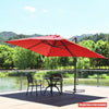 Image of Costway Canopies & Gazebos 10 x 13 Rectangular Cantilever Umbrella with 360° Rotation Function by Costway 10x13 Rectangular Cantilever Umbrella 360°Rotate Costway SKU#78512690