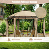 Image of Costway Canopies & Gazebos 11.5 Feet Outdoor Patio Round Dome Gazebo Canopy Shelter with Double Roof Steel by Costway 30947165 11.5 Feet Patio Round Dome Gazebo Canopy Shelter Double Roof Steel