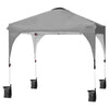 Image of Costway Canopies & Gazebos 8 Feet x 8 Feet Outdoor Pop Up Tent Canopy Camping Sun Shelter with Roller Bag by Costway 8ft x 8ft Outdoor Pop Up Tent Canopy Camping Sun Shelter w/Roller Bag