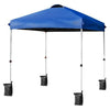 Image of 6.6 Feet x 6.6 Feet Outdoor Pop Up Camping Canopy Tent with Roller Bag by Costway