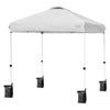 Image of 6.6 Feet x 6.6 Feet Outdoor Pop Up Camping Canopy Tent with Roller Bag by Costway