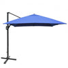 Image of Costway Canopies & Gazebos Navy 10 x 13 Rectangular Cantilever Umbrella with 360° Rotation Function by Costway 781880222132 78512690-N 10x13 Rectangular Cantilever Umbrella 360°Rotate Costway SKU#78512690