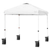 Image of 6.6 Feet x 6.6 Feet Outdoor Pop Up Camping Canopy Tent with Roller Bag by Costway