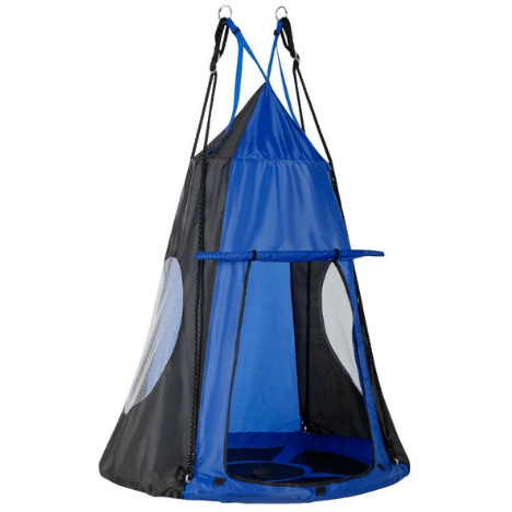 Costway canopy 2-in-1 40 Inch Kids Hanging Chair Detachable Swing Tent Set by Costway