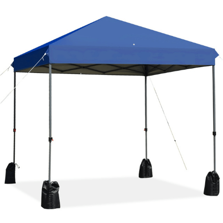 Costway canopy 8 x 8 Feet Outdoor Pop up Canopy Tent with Roller Bag and Sand Bags by Costway 8 x 8 Feet Outdoor Pop up Canopy Tent with Roller Sand Bags by Costway