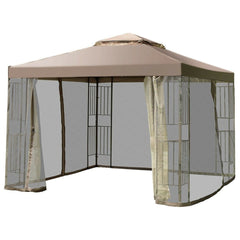 Costway Canopy Tent 10' x 10' Awning Patio Screw-free Structure Canopy Tent by Costway 6940350896219 75480931