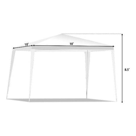 Costway Canopy Tent 10' x 10' Outdoor Canopy Party Wedding Tent by Costway 6971282399929 34561798 10' x 10' Outdoor Canopy Party Wedding Tent by Costway SKU# 34561798