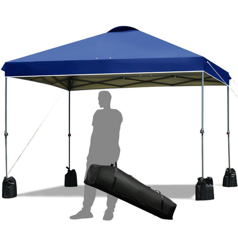 Costway Canopy Tent 10’ x 10' Outdoor Commercial Pop up Canopy Tent by Costway