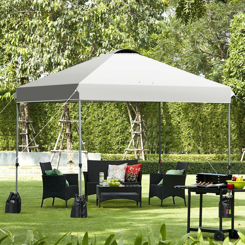 Costway Canopy Tent 10’ x 10' Outdoor Commercial Pop up Canopy Tent by Costway