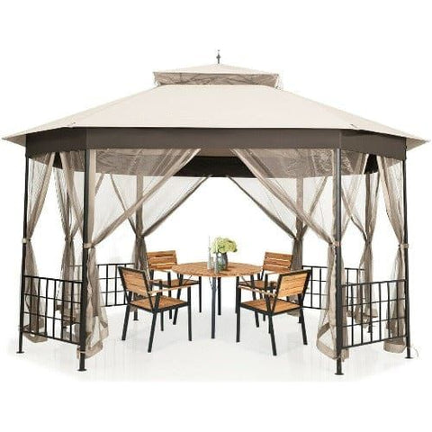 Costway Canopy Tent 10’x 12’ Octagonal Patio Gazebo by Costway 10’x 12’ Octagonal Patio Gazebo by Costway SKU# 37948520