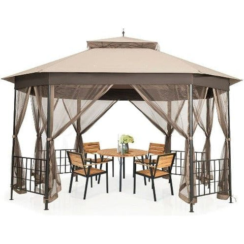 Costway Canopy Tent 10’x 12’ Octagonal Patio Gazebo by Costway 10’x 12’ Octagonal Patio Gazebo by Costway SKU# 37948520