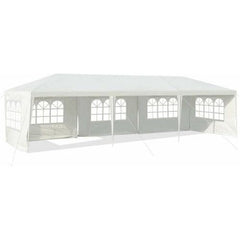 Costway Canopy Tent 10' x 30' Outdoor Party Wedding 5 Sidewall Tent Canopy Gazebo by Costway 7461758185372 37954621