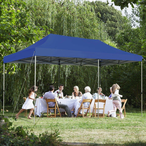 Costway Canopy Tent 10'x20' Adjustable Folding Heavy Duty Sun Shelter with Carrying Bag by Costway