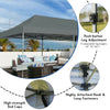 Image of Costway Canopy Tent 10'x20' Adjustable Folding Heavy Duty Sun Shelter with Carrying Bag by Costway