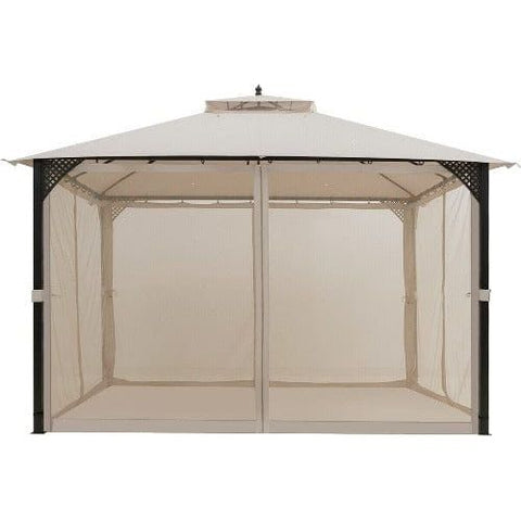 Costway Canopy Tent 12’ x 10’Outdoor Double Top Patio Gazebo by Costway 12’ x 10’Outdoor Double Top Patio Gazebo by Costway SKU# 76238451