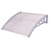 Image of Costway Canopy Tent 40" x 40" Outdoor Polycarbonate Front Door Window Awning Canopy by Costway