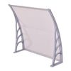 Image of Costway Canopy Tent 40" x 40" Outdoor Polycarbonate Front Door Window Awning Canopy by Costway