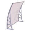 Image of Costway Canopy Tent 40" x 40" Outdoor Polycarbonate Front Door Window Awning Canopy by Costway