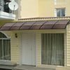 Image of Costway Canopy Tent 40" x 40" Outdoor Polycarbonate Front Door Window Awning Canopy by Costway