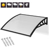 Image of Costway Canopy Tent 40" x 40" Outdoor Polycarbonate Front Door Window Awning Canopy by Costway